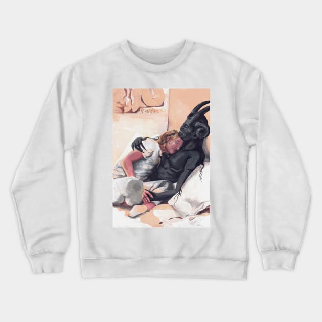 Everyday life - Kuddling Crewneck Sweatshirt by HintermSpiegel